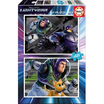 Educa Пъзел за деца Educa - Светлинна година, 2 х 48 части (EDU19315)