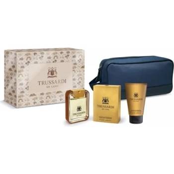 Trussardi My Land Подаръчен комплект, Тоалетна вода 100ml + душ гел 100ml + козметични чанта, мъже