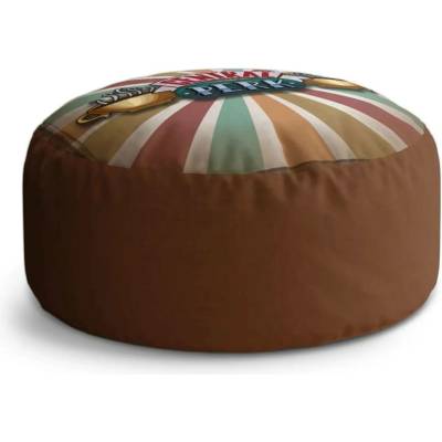 Sablio Taburet Circle Seriál přátelé CENTRAL PERK Abstrakce: 38x48 cm