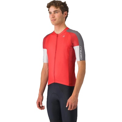 Castelli Entrata 6 Red/Smoky gray-Silver gray