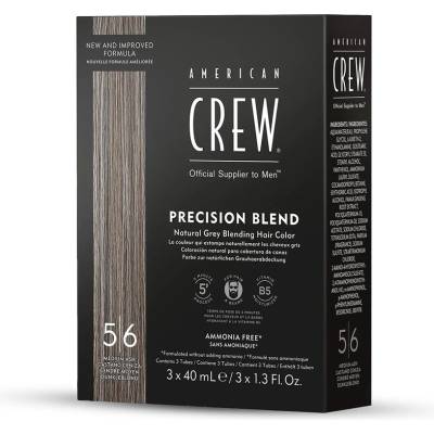 American Crew Боя за коса за мъже - светло кестенява PRECISION BLEND DARK BLOND-5/6 3x40mL (12010324833)