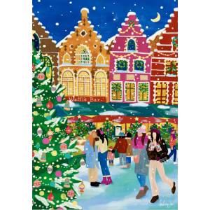Pieces & Peace - Puzzle Christmas Market in Bruges - 1 000 piese
