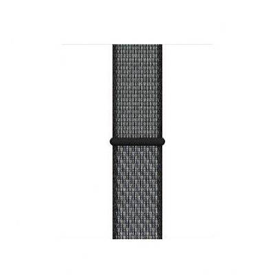 Watch Nike Band Sport Loop - оригинална текстилна каишка за Apple Watch 38мм, 40мм (лилав-зелен)