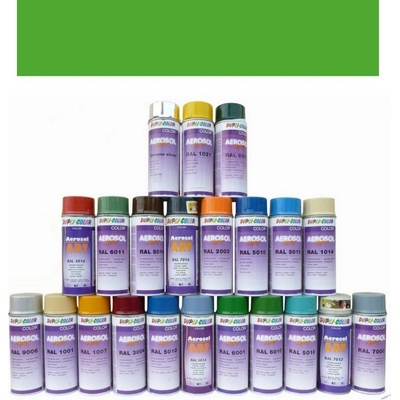 Dupli color Aerosol Art Lesk, rýchloschnúci-univerzálny akrylát v spreji - Ral 6018 400ml