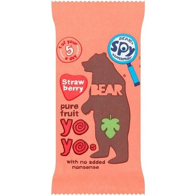 Bear Jahodové ovocné rolky 20 g