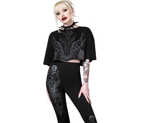 Killstar tričko Night Roller Čierna