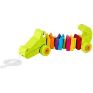 Orange Tree Toys Дървен крокодил за дърпане Orange Tree Toys - Animals (OTT09352)