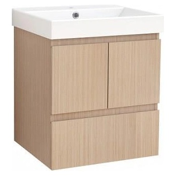 Inter Ceramic Конзолен PVC шкаф DAVIDE-50 9046-50 + 5953W-51CM, Inter Ceramic, 51х61.5х46см (9046-50+УМИВ. 5953W-51CM)