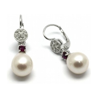 Klenoty Budín zlaté s rubíny perlami a diamanty J 21121 1