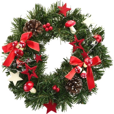 Dommio Věnec s muchomůrkami Ø 30 cm – Zboží Mobilmania