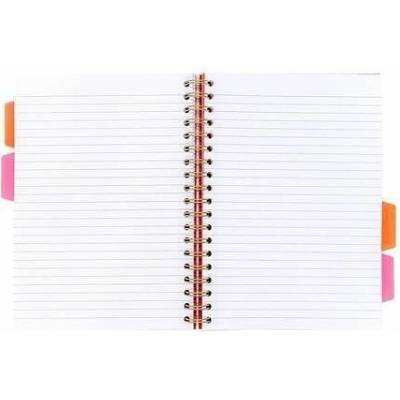 PUKKA PAD Spirálový sešit Floral Project Book mix barev B5 linkovaný