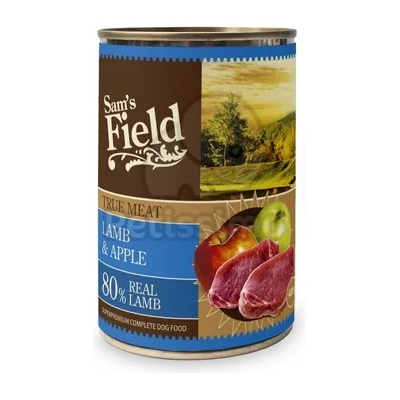 Sam's Field True Meat Lamb & Apple консервирана храна 6 x 400 г