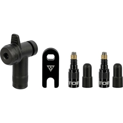 TOPEAK sada ventilků TURBOFLOW VALVE COMBO w/ Rapidhead