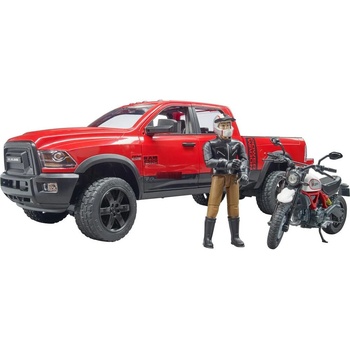 Image 1 of BRUDER Bruder RAM 2500 Power Wagon с Ducati Desert Sled модел с шофьор (02502)