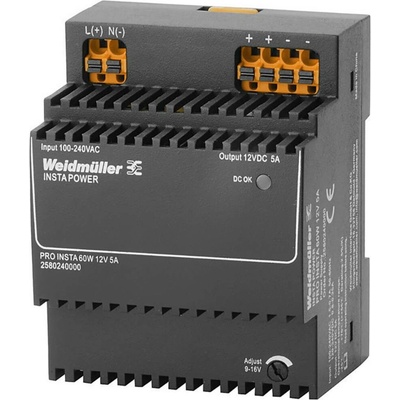Weidmüller 2580240000 napájecí zdroj 12 V/DC 5 A 60 W Obsah 1 ks