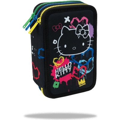 COOLPACK Несесер COOLPACK Jumper 3 Hello Kitty Neon Black