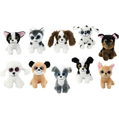 Teddies Pes asst 12 druhov 15 cm