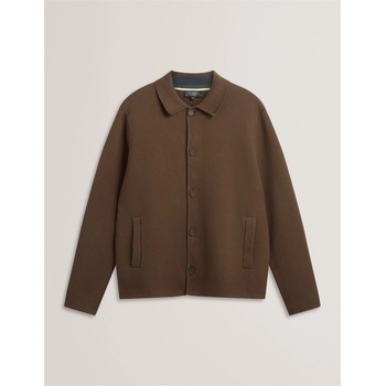 Ted Baker Яке Ted Baker Men's Knitted Quilted Hybrid Jacket - Khaki