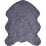 vidaXL Изкуствена овча килим TAFALLA Антрацит 50 x 80 cm Полиестер (42021606)