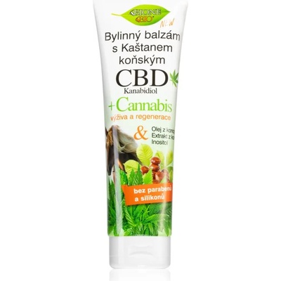 Bione Cosmetics Cannabis CBD балсам за релаксиращ масаж с конопено масло 300ml