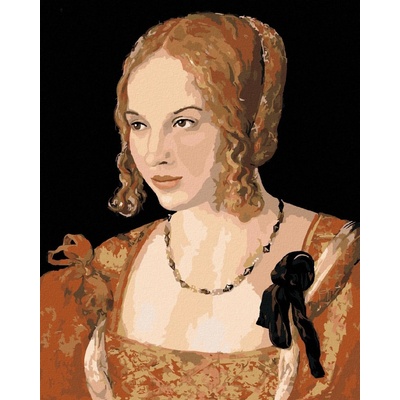 Zuty Malování Podle Čísel Portrét Mladé Benátské Ženy Albrecht Dürer 80 x 100 Cm Plátno 8596530099260