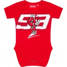 Dětské body MARC MARQUEZ BABY ROMPER červené