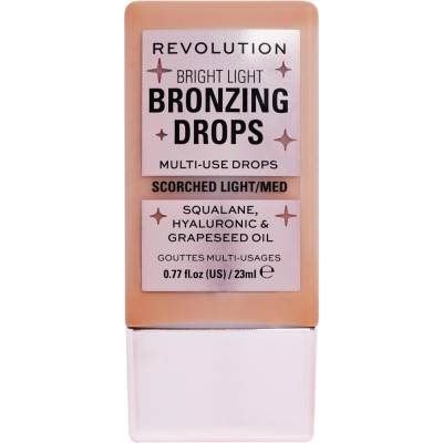 Makeup Revolution Bright Light Bronzing Drops tekutý bronzer Bronze Scorched 23 ml