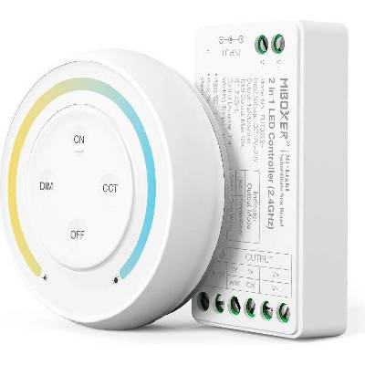 LED Solution Mi-Light RF Sada ovladače a přijímače pro jednobarevné a CCT LED pásky FUT035SAPLUS