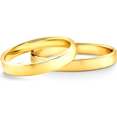 SAVICKI Сватбени халки: злато, плоска форма. 3 мм