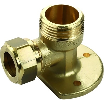 GENERAL FITTINGS Mosazná svěrná nástěnka - vnější závit 3/4" x 15 mm 1N00B2H051500K