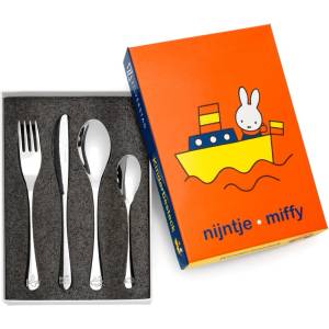 Zilverstad Детски прибори за хранене от неръждаема стомана в сребристо 4 бр Miffy - Zilverstad (4255070)