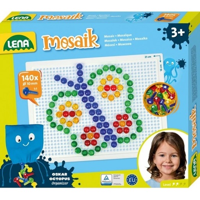 Lena Mozaika klobouček 1cm krystal 140 ks