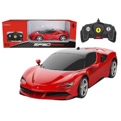 RASTAR Auto na dálkové ovládání R/C Ferrari SF90 Stradale 1:18 Rastar červené
