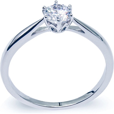 F.B.Marcelino Stříbrný prsten s královským zirkonem PS2411 Stříbro