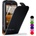 HTC Desire_C Флип2 Кожен Калъф + Протектор