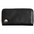 Mi Pac Zip Purse Python Black