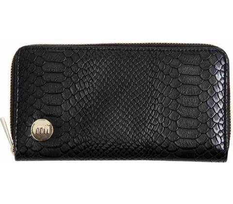 Mi Pac Zip Purse Python Black