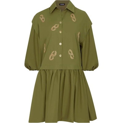 NOCTURNE Рокля тип риза зелено, размер 38-40