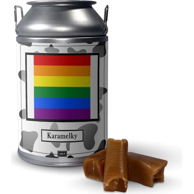 Sablio Karamelky v plechovej dóze Dúhová vlajka 250 g