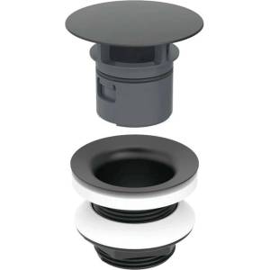Geberit - Отворен сифон за умивалник, матово черно 152.080. 14.1 (152.080.14.1)