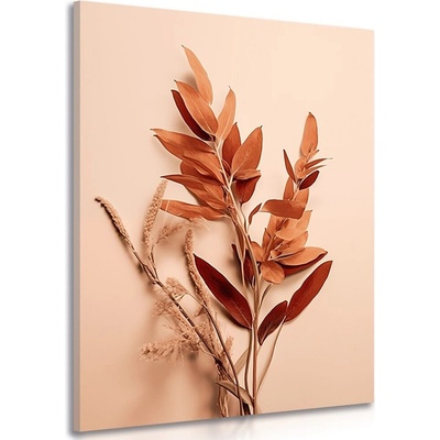 Obraz listy Peach Fuzz - 80x120