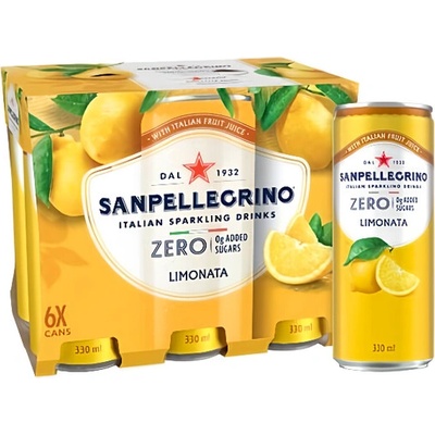 San Pellegrino citrón Zero 6 x 330 ml