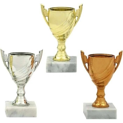 Sada pohárů zlato/stříbro/bronz 1010064