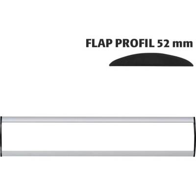 A-Z Reklama CZ Orientační nástěnná tabulka 52 × 350 mm - Flap Profil – kód UDS520NA35