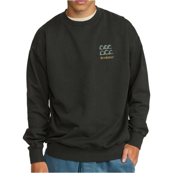 Revolution Мъжки пуловер Revolution Printed Crewneck Waves Jumper - Black (017-4448-0111)