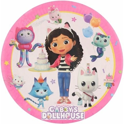 Decorata Party Dreamworks Gabby's Dollhouse papierové taniere 23 cm