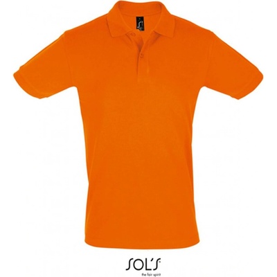 Sol's pánska bavlněná polokošile Perfect oranžová