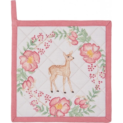 Clayre & Eef Chňapka podložka Sweet Deer 20 x 20 cm