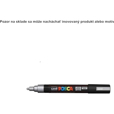 Uni Posca PC-5M strieborný