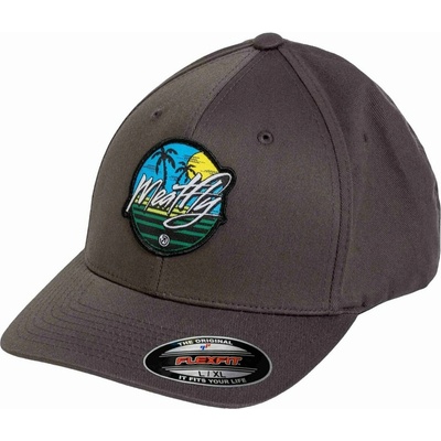 Meatfly шапка с равна козирка Raptor Flexfit Beach / Dark Grey | Сива Meatfly | Siv | МЪЖЕ | S/M